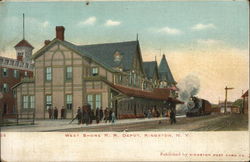 West Shore Railroad Depot Postcard