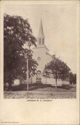 German M.E. Church Churches Postcard Postcard Postcard