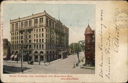 Hotel Pfister, Cor. Jefferson and Wisconsin Sts. Milwaukee, WI Postcard Postcard Postcard