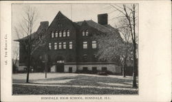 Hinsdale High School Illinois Postcard Postcard Postcard