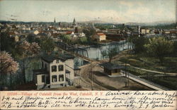 Village of Catskill from the West New York Postcard Postcard Postcard