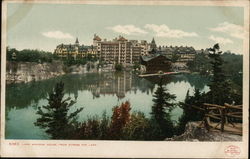 Lake Mohonk House from Across the Lake New Paltz, NY Postcard Postcard Postcard