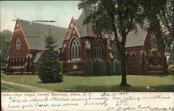 Sage Chapel, Cornell University Postcard