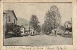 Main Street, Union Grove Postcard