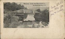 Bridge Over The Beaverkill Hardenburgh, NY Postcard Postcard Postcard