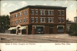 Sawyer & Picken, Druggists and Chemists Postcard