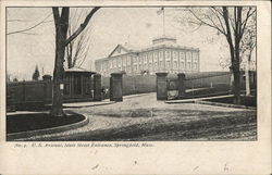 U.S. Arsenal, State Street Entrance Postcard