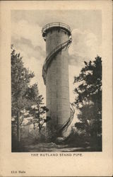 Rutland Stand Pipe Postcard