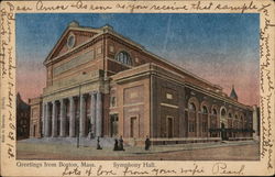 Symphony Hall Postcard