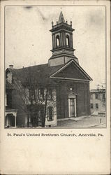 St. Paul's United Brethren Church Annville, PA Postcard Postcard Postcard