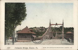 Delaware Bridge Easton, PA Postcard Postcard Postcard