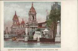 Palace of Machinery from the Lagoon Postcard