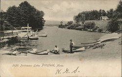 Pontoosuc Lake Postcard