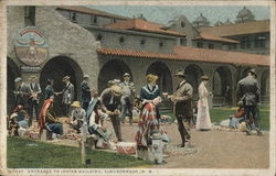 Entrance to Indian Building Postcard