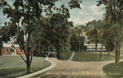 Main Entrance, Memorial Hospital Worcester, MA Postcard Postcard Postcard