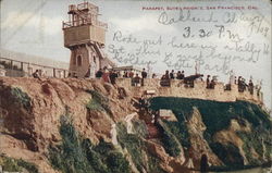 Parapet, Sutro Heights Postcard