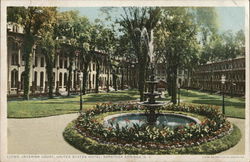 United States Hotel - Interior Court Postcard