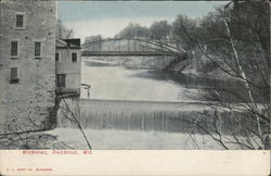 Waterfall Galesville, WI Postcard Postcard Postcard