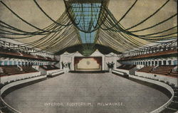 Auditorium Interior Milwaukee, WI Postcard Postcard Postcard