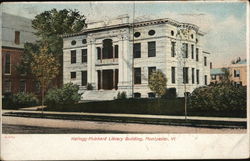 Kellogg-Hubbard Library Building Postcard