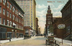 Madison St., Toledo, O. Postcard