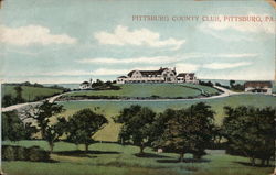 Pittsburg County Club Postcard