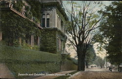 Seventh and Columbia Streets Postcard