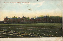 State Lunatic Hospital Buildings Harrisburg, PA Postcard Postcard Postcard