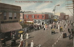 Boardwalk at Virginia Avenue Postcard