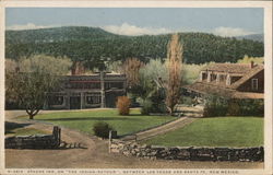 Apache Inn, on "The Indian Detour" between Las Vegas and Santa Fe New Mexico Postcard Postcard Postcard