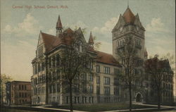 Central High School Postcard