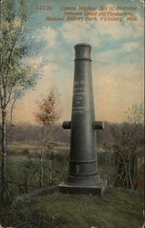 National Military Park - Canon at Site of Interview between Grant and Paemberton Postcard