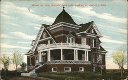 Home of Wm. Jennings Bryan - Fairview Lincoln, NE Postcard Postcard Postcard