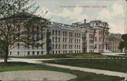 State Hospital for Insane Lincoln, NE Postcard Postcard Postcard