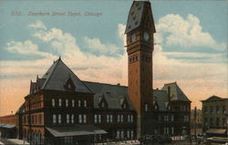 Dearborn Street Depot Postcard