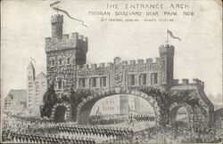 Entrance Arch, 31st Triennial Conclave of Knights Templar Postcard