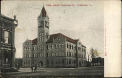 Court House Champaign, IL Postcard Postcard Postcard