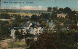 Hotel at Starved Rock State Park Oglesby, IL Postcard Postcard Postcard