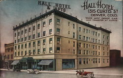 Hall Hotel Denver, CO Postcard Postcard Postcard