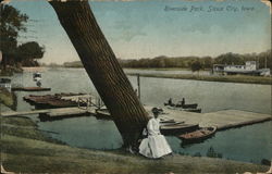 Riverside Park Postcard