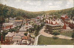 The Heart of Hot Springs Arkansas Postcard Postcard Postcard