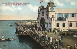 Board Walk and Dancing Pavilion, Coronado Tent City California Postcard Postcard Postcard