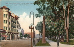 St. James Hotel and St. James Park San Jose, CA Postcard Postcard Postcard