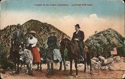 Summit of Mt. Lowe Postcard