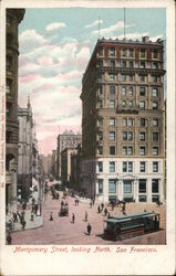 Montgomery Street looking North Postcard