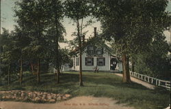 Hillside Cottage Postcard