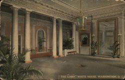 The Lobby, White House Postcard