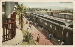 Santa Fe Limited and Station Postcard