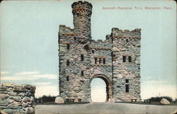 Bancroft Memorial Arch Worcester, MA Postcard Postcard Postcard