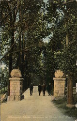 Entrance to Green Hill Park Worcester, MA Postcard Postcard Postcard